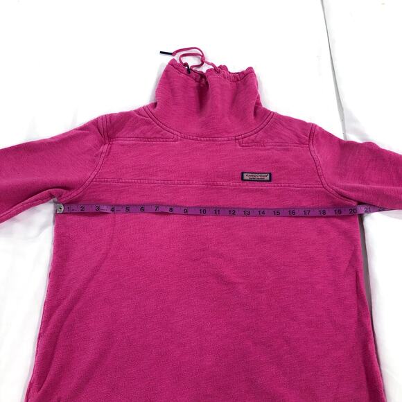 Vineyard Vines Pink Slub Funnel Neck Shep Shirt Pullover - Picture 7 of 10